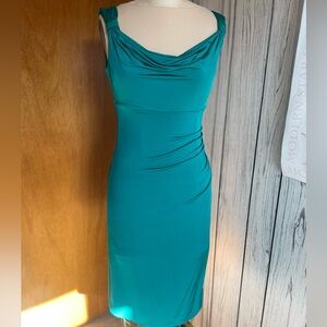 Laundry sexy  slinky spandex blend shirred dresss in size 2